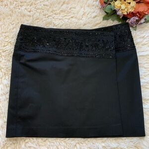 Express Sequin Wrap Mini Skirt Size 9/10